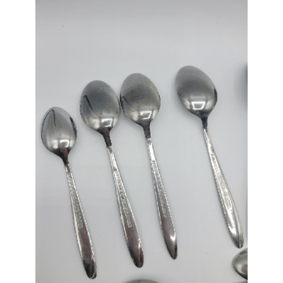 Stanley Roberts Florentine‎ Rose stainless steel 16 tsp 8 tbsp (24) - Picture 13 of 15